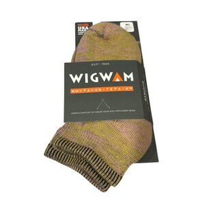 WIGWAM Women's Dash Pink Celery Low Cut Socks Size 6-10